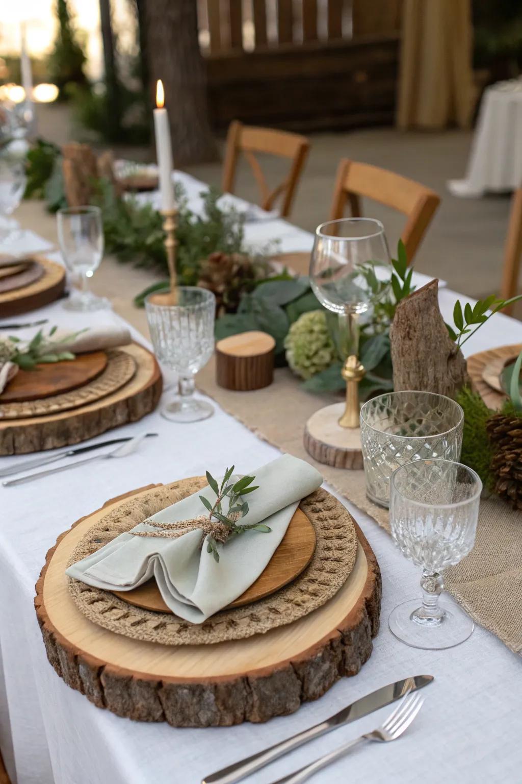Ecologically sound aesthetic instills sustainable allure to your prom.