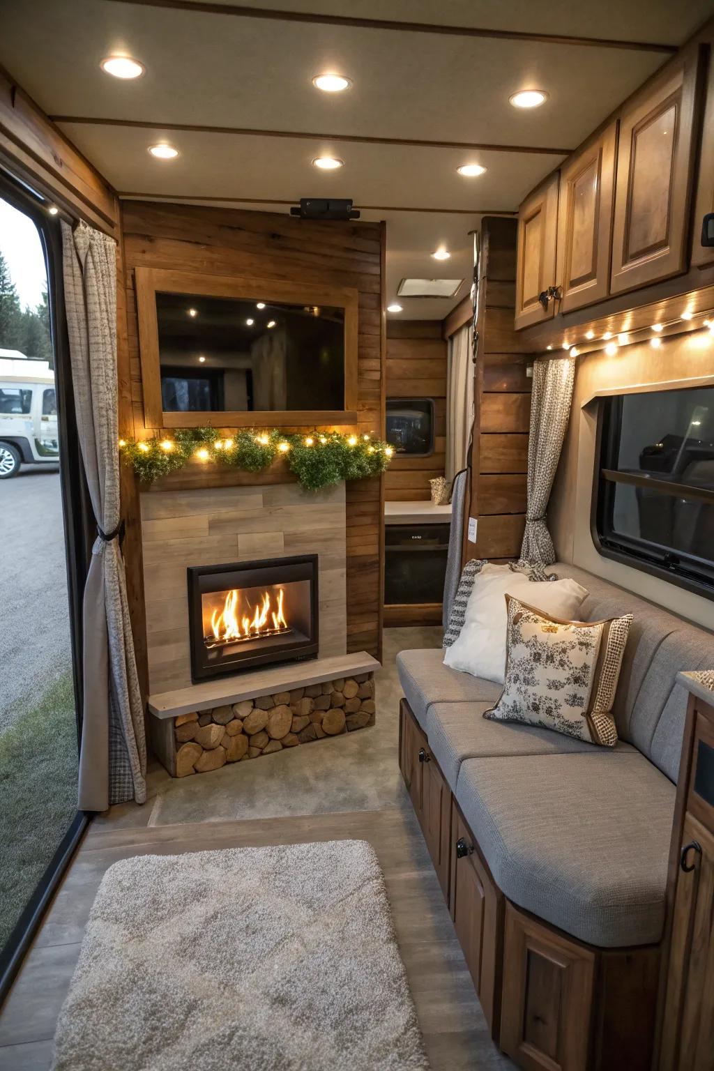 Bespoke nooks tailor your RV space.