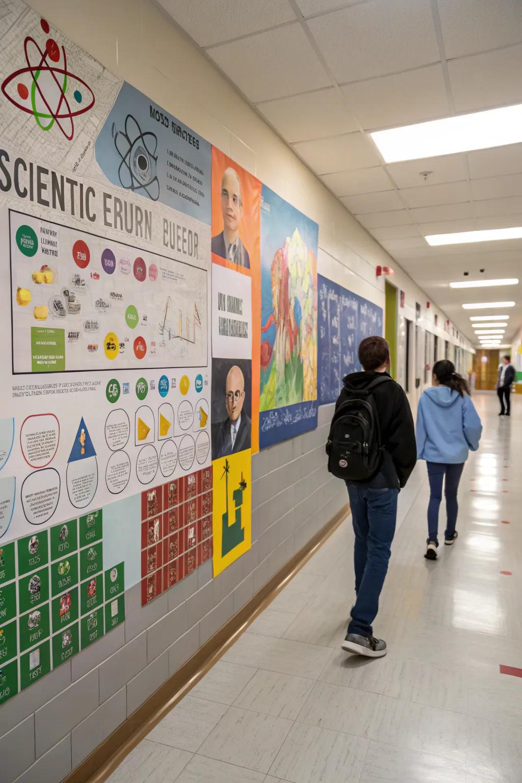 A science wall that sparks curiosity and encourages exploration.