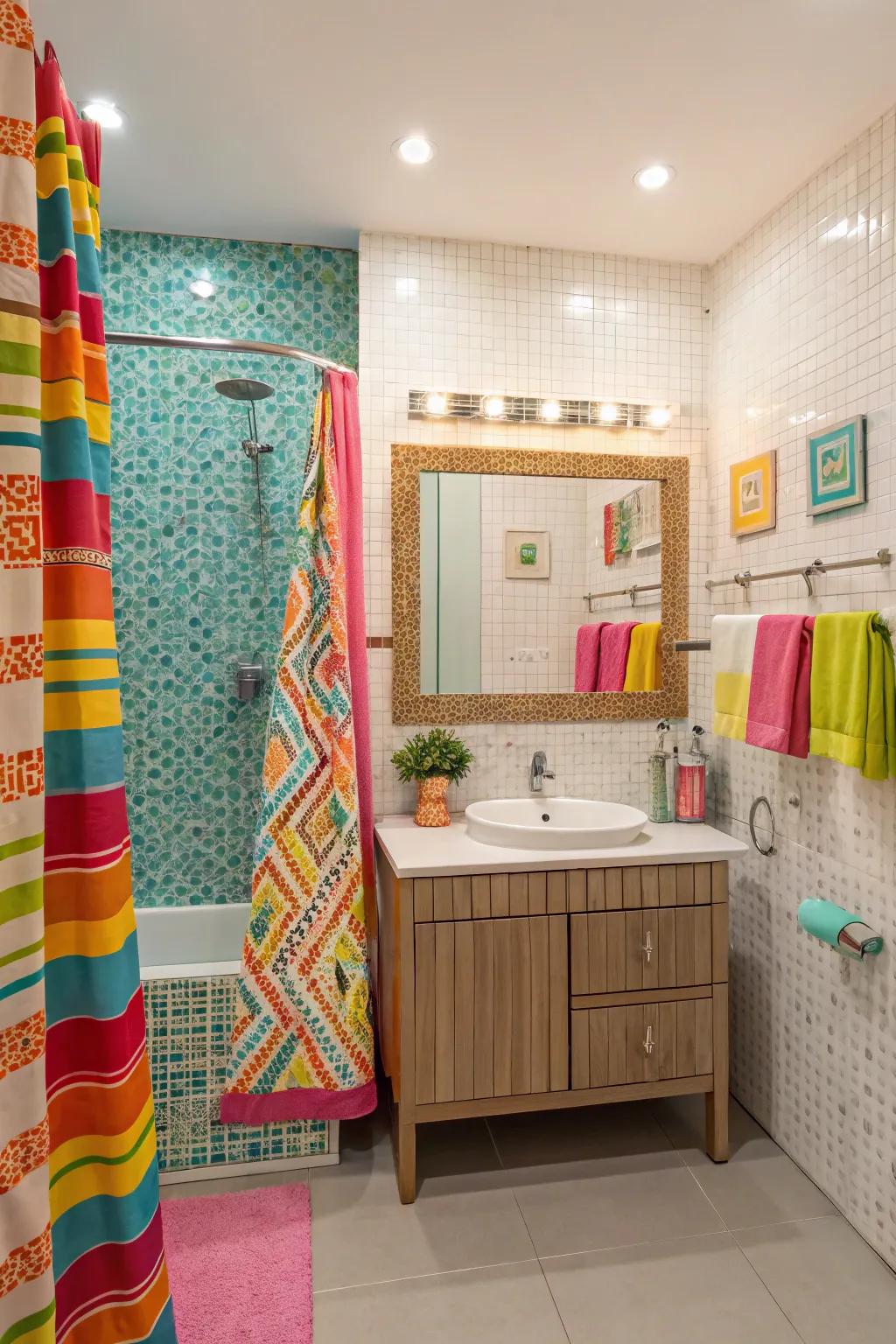 Mosaic paneling is artistic expression.