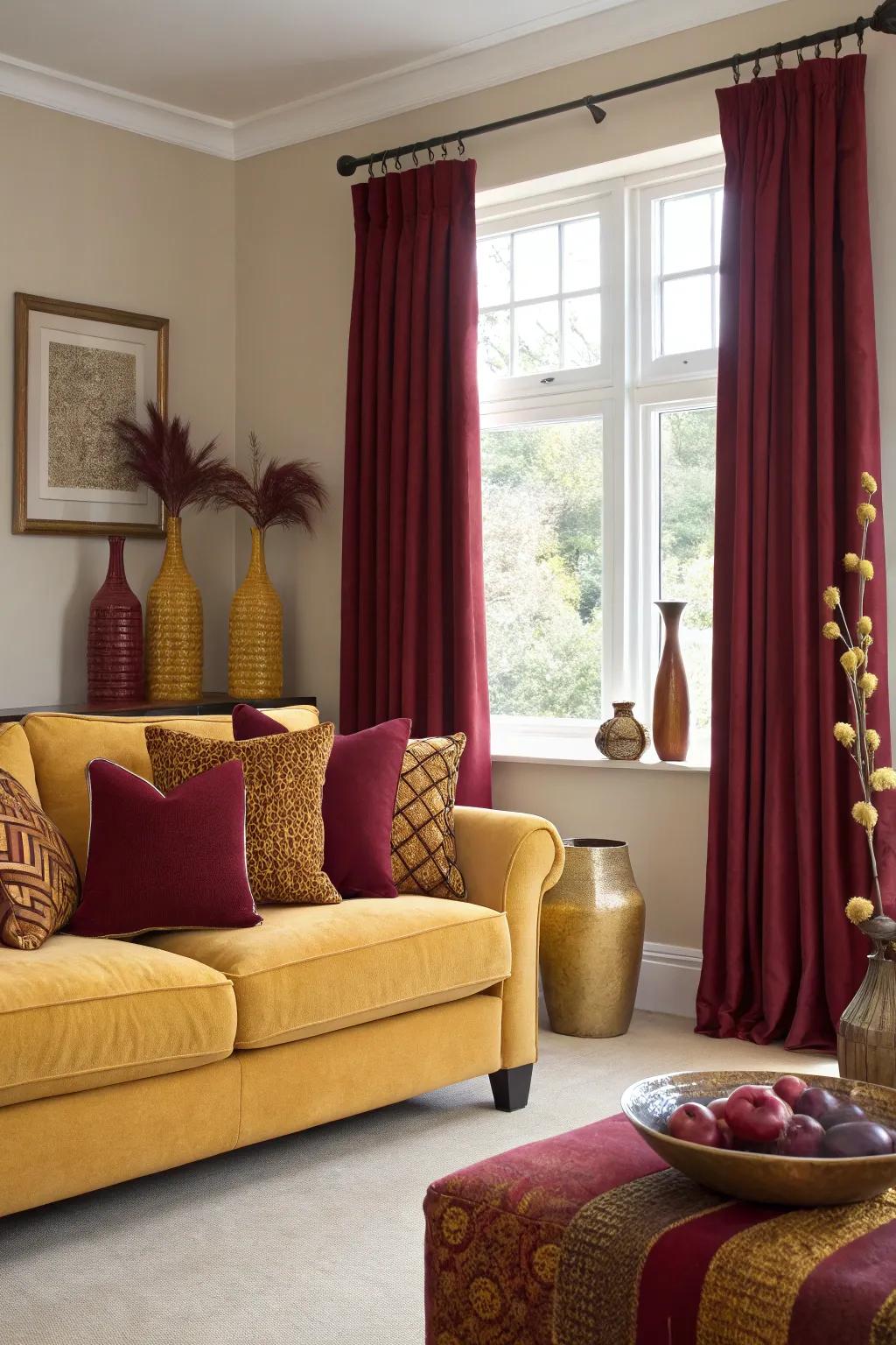 Enhance your decor with bold, vibrant color accents.