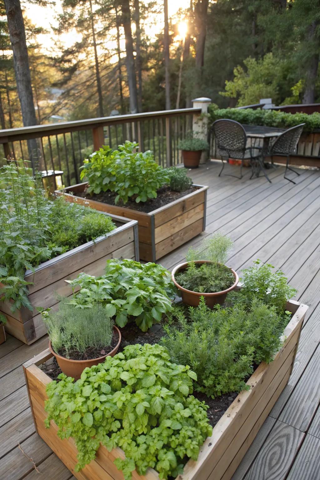 Grow themed gardens for culinary inspiration.