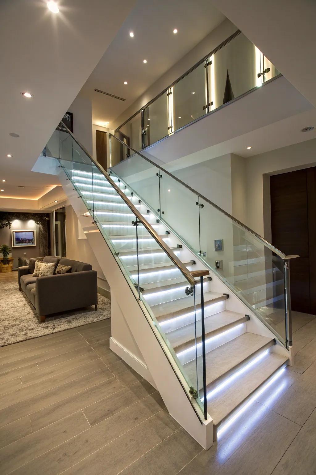 With their modern and futuristic design, acrylic railings make a superb choice.