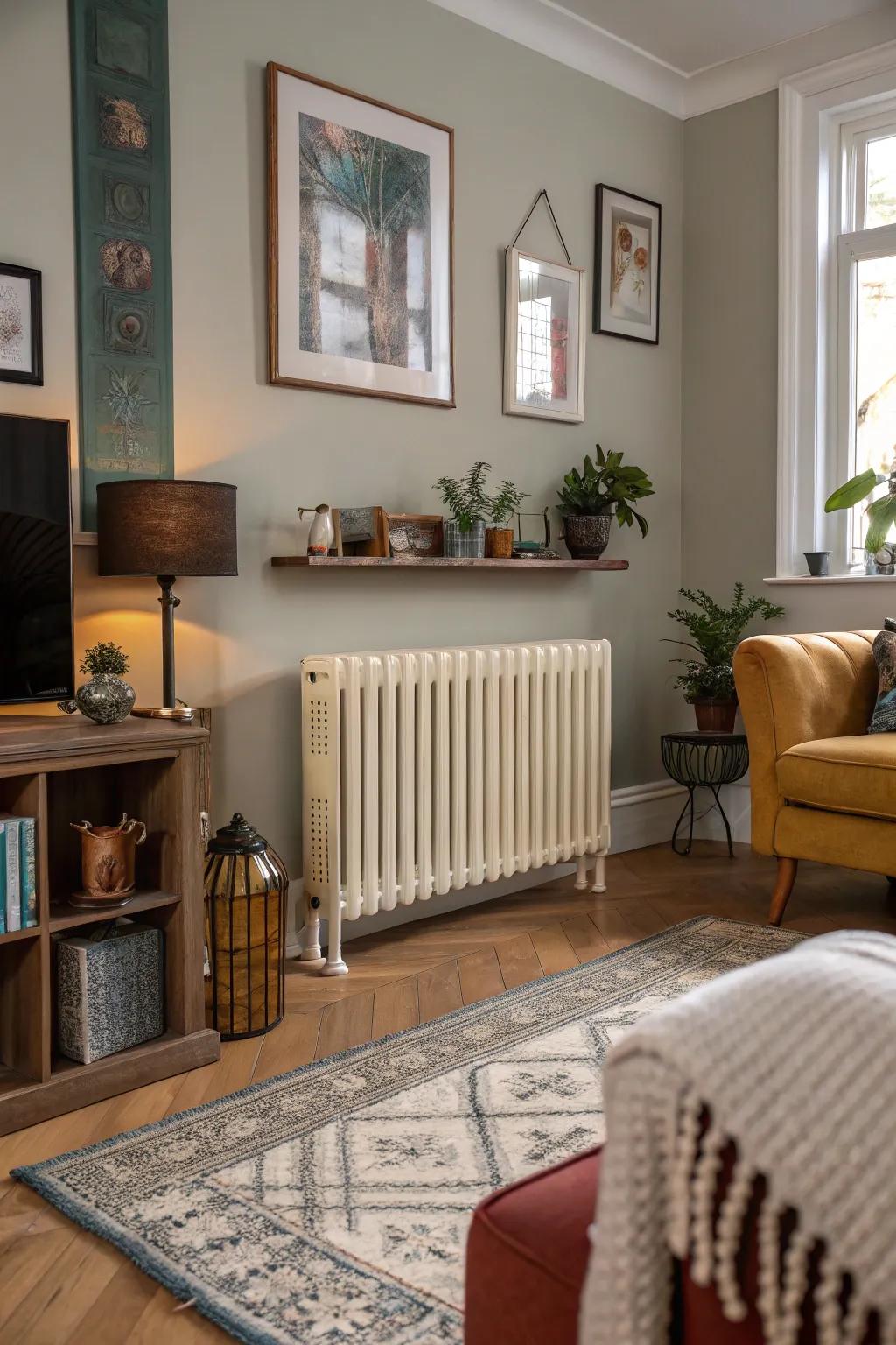 Ivory radiators offer classic versatility.