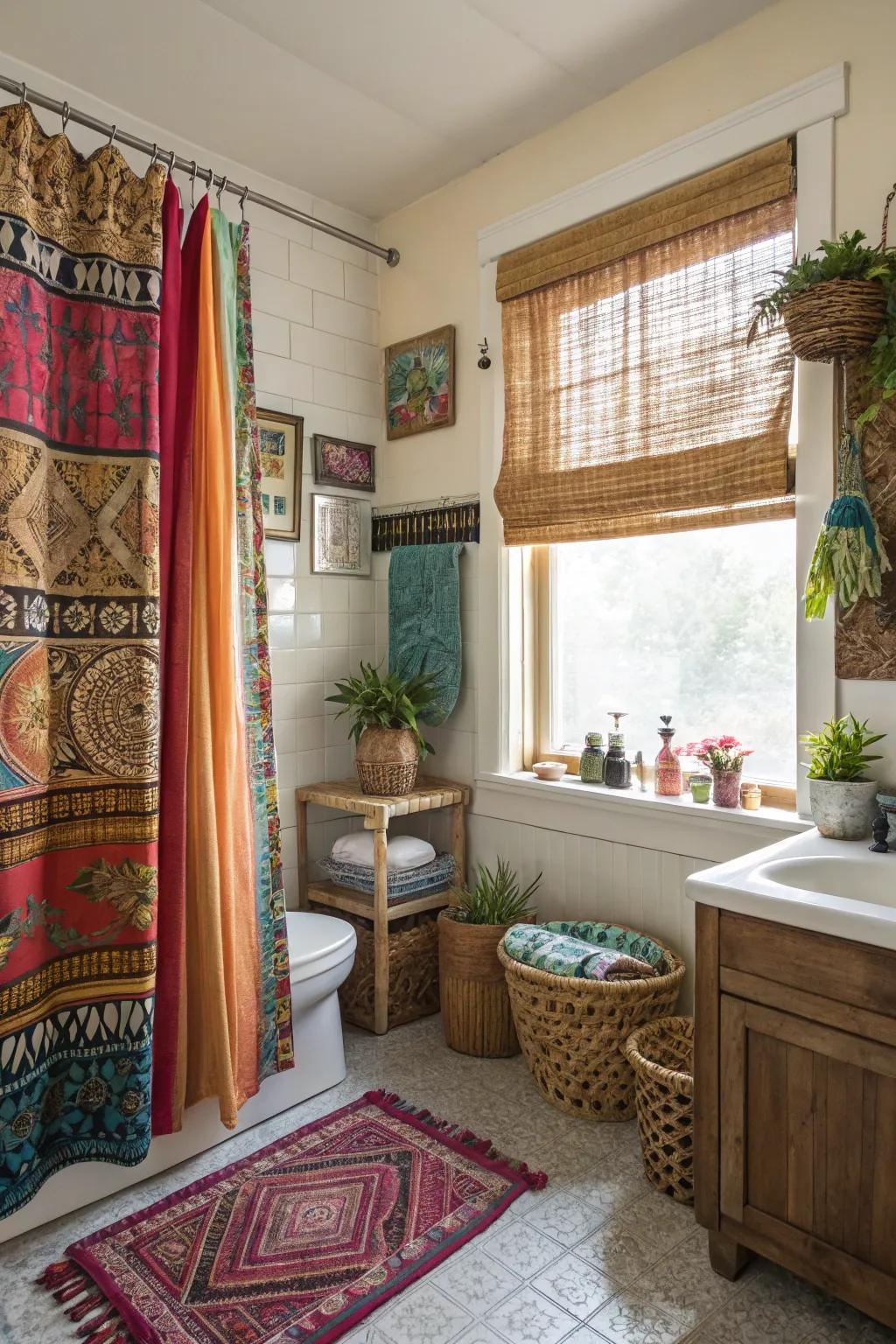 Personal expression: Mix and match for a unique bathroom design.