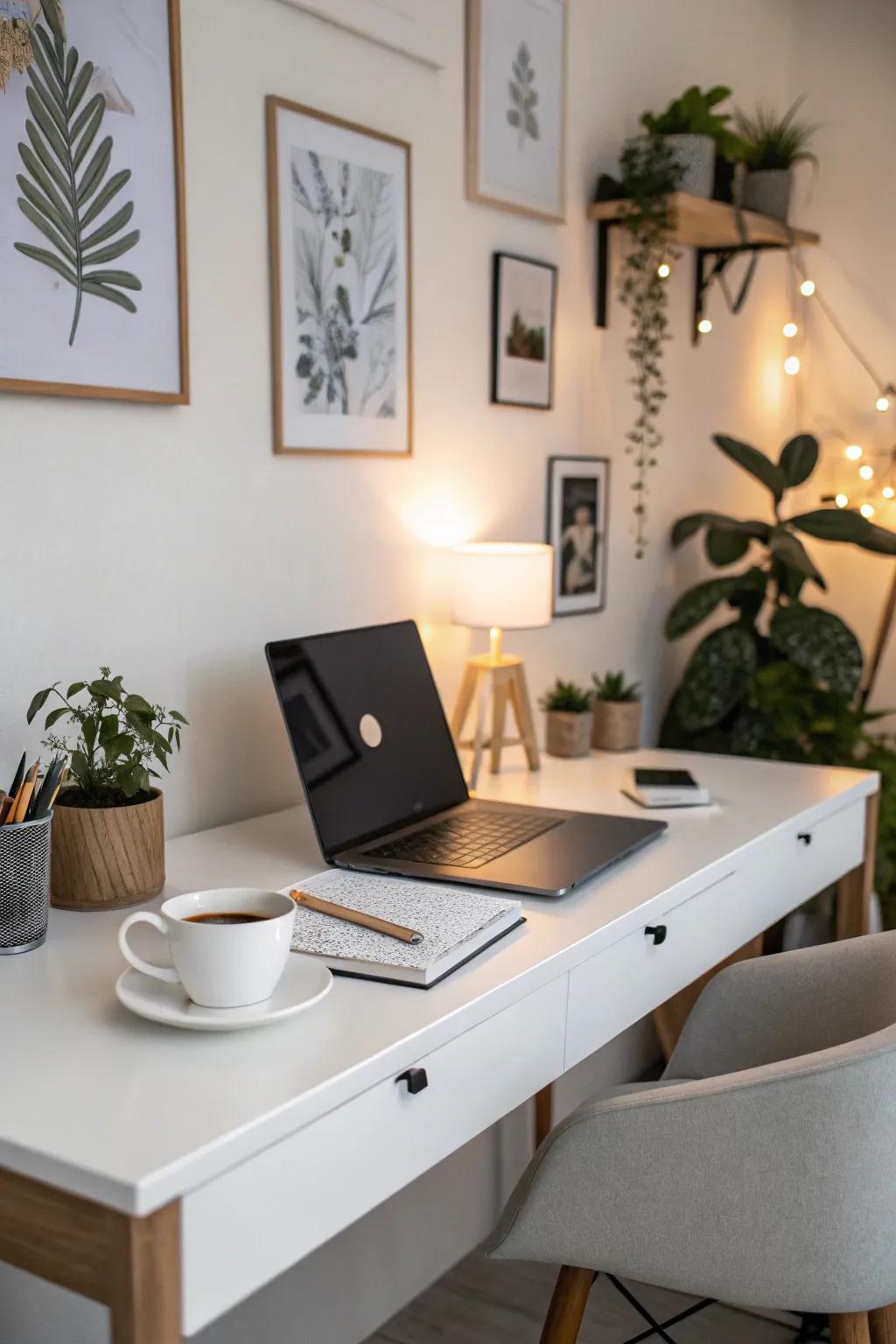 A modern home office spot that makes you want to work.