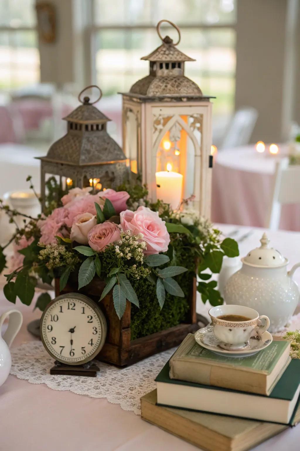 Unique pink centerpieces that steal the spotlight.