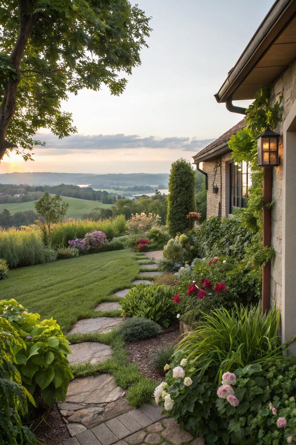 Show off views to make the best of your yard.