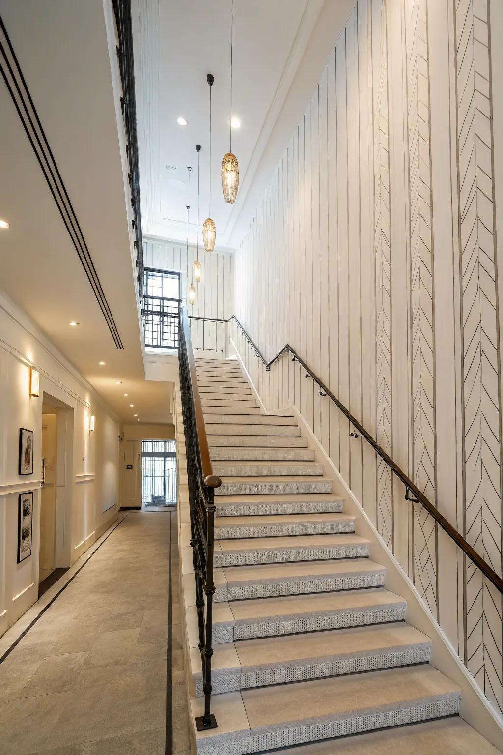 Achieve a clean aesthetic through minimalist lines.