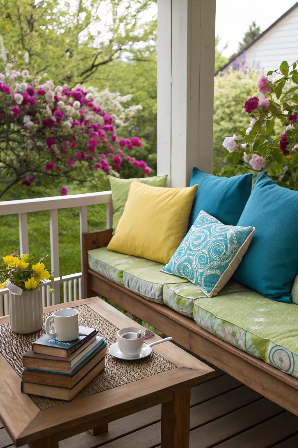 Add comfy seating nooks for relaxation and style.