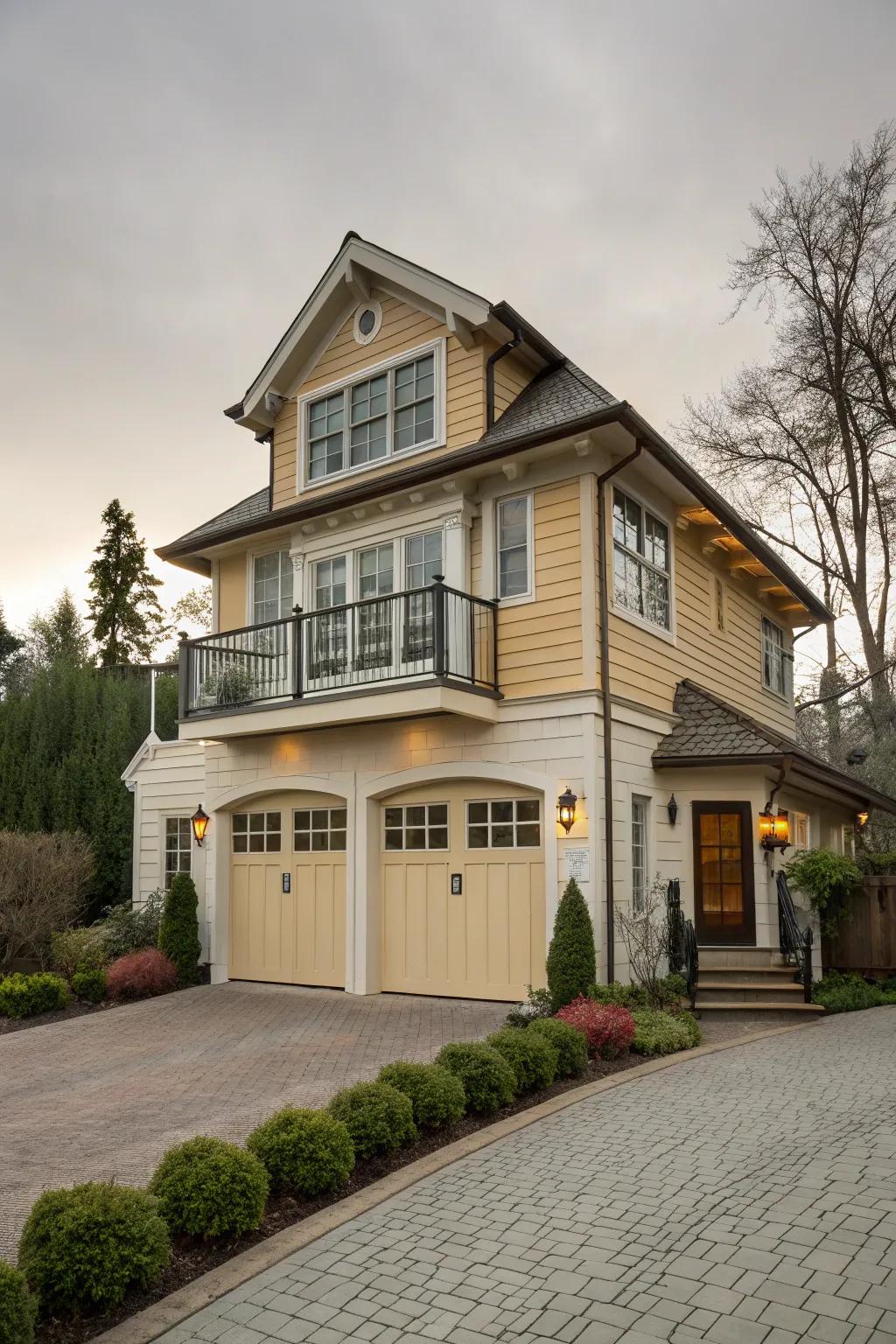 A brilliant two-story design that maximizes area and comfort.