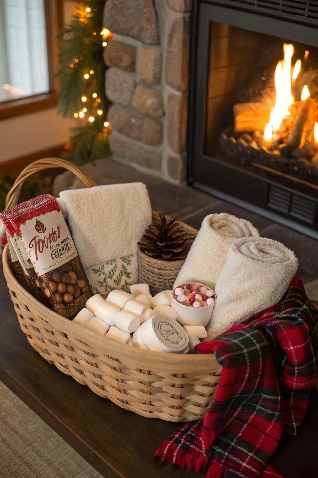 Everything you need for a warm and snuggly evening.