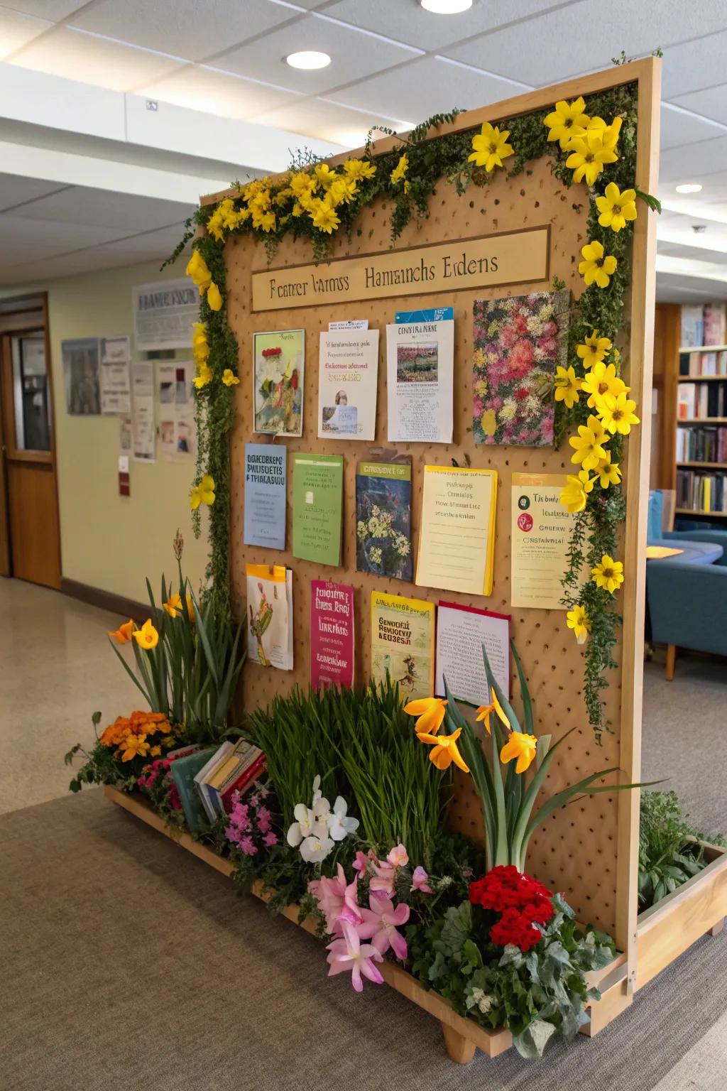 Springtime blooms and books come together to inspire readers with fresh adventures.