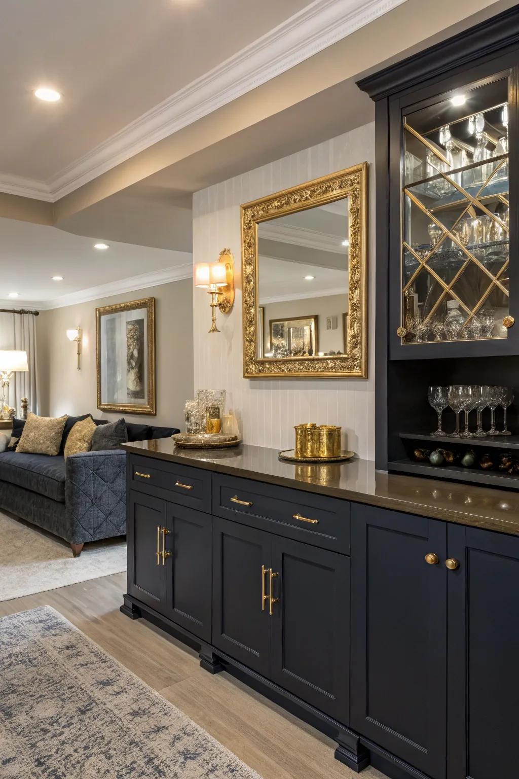 Elegant colors add warmth.