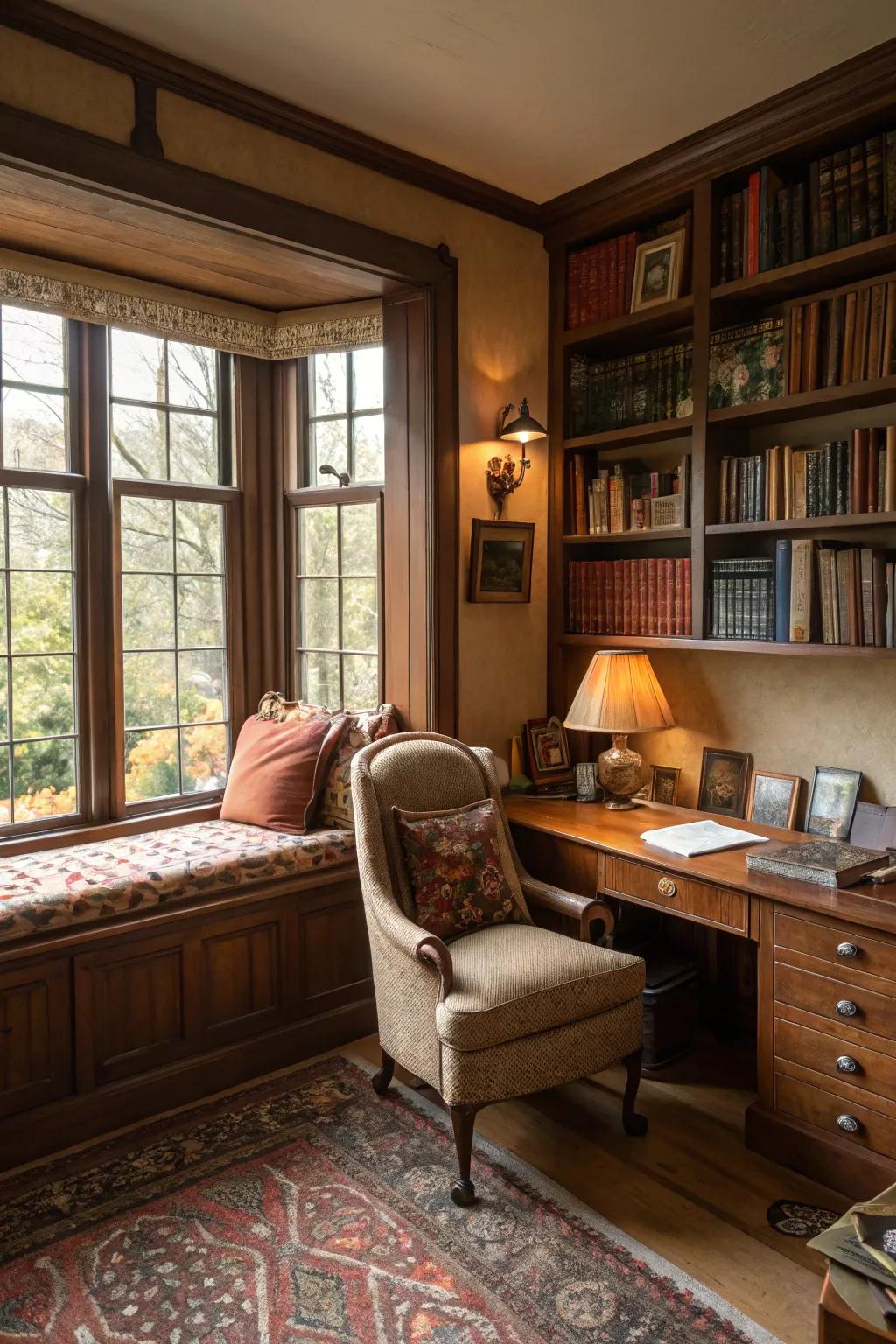 A snug corner for getting lost in a book
