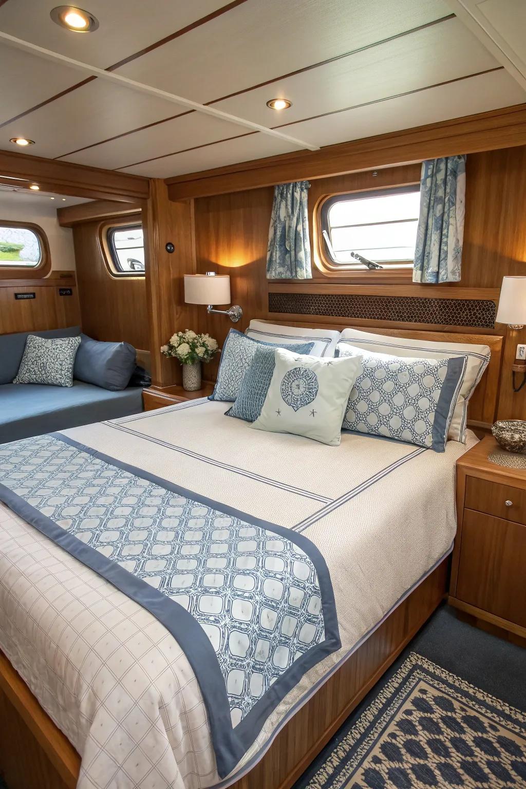Make a harmonious impression with perfectly matched bedding sets.