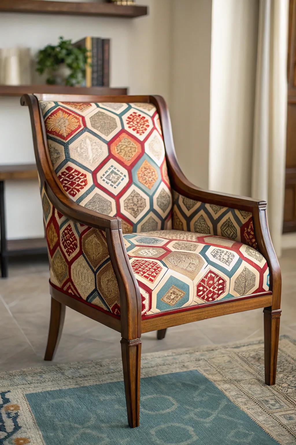 Combining the classic with the contemporary gives a timeless charm.