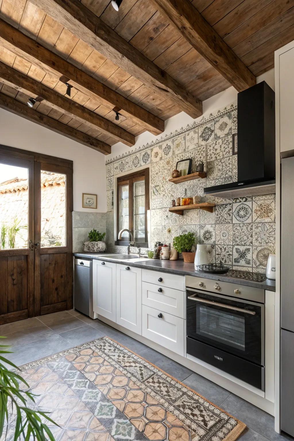 Blending modern and classic elements creates a kitchen that stands the test of time.