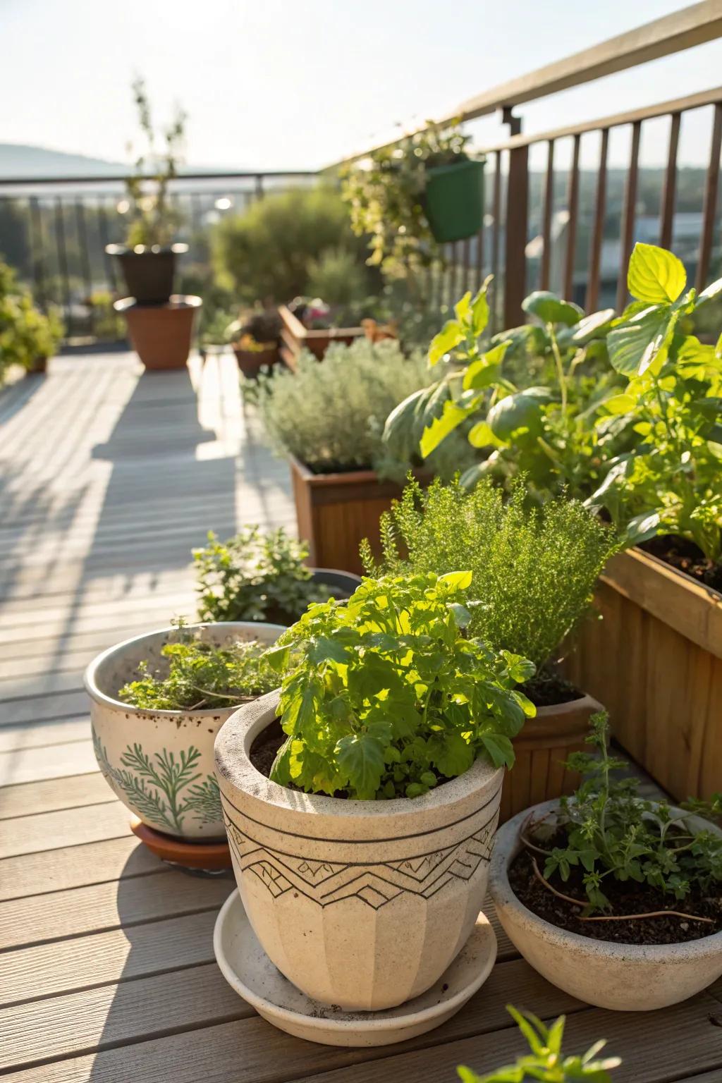 Embrace flexibility with diverse container gardening.