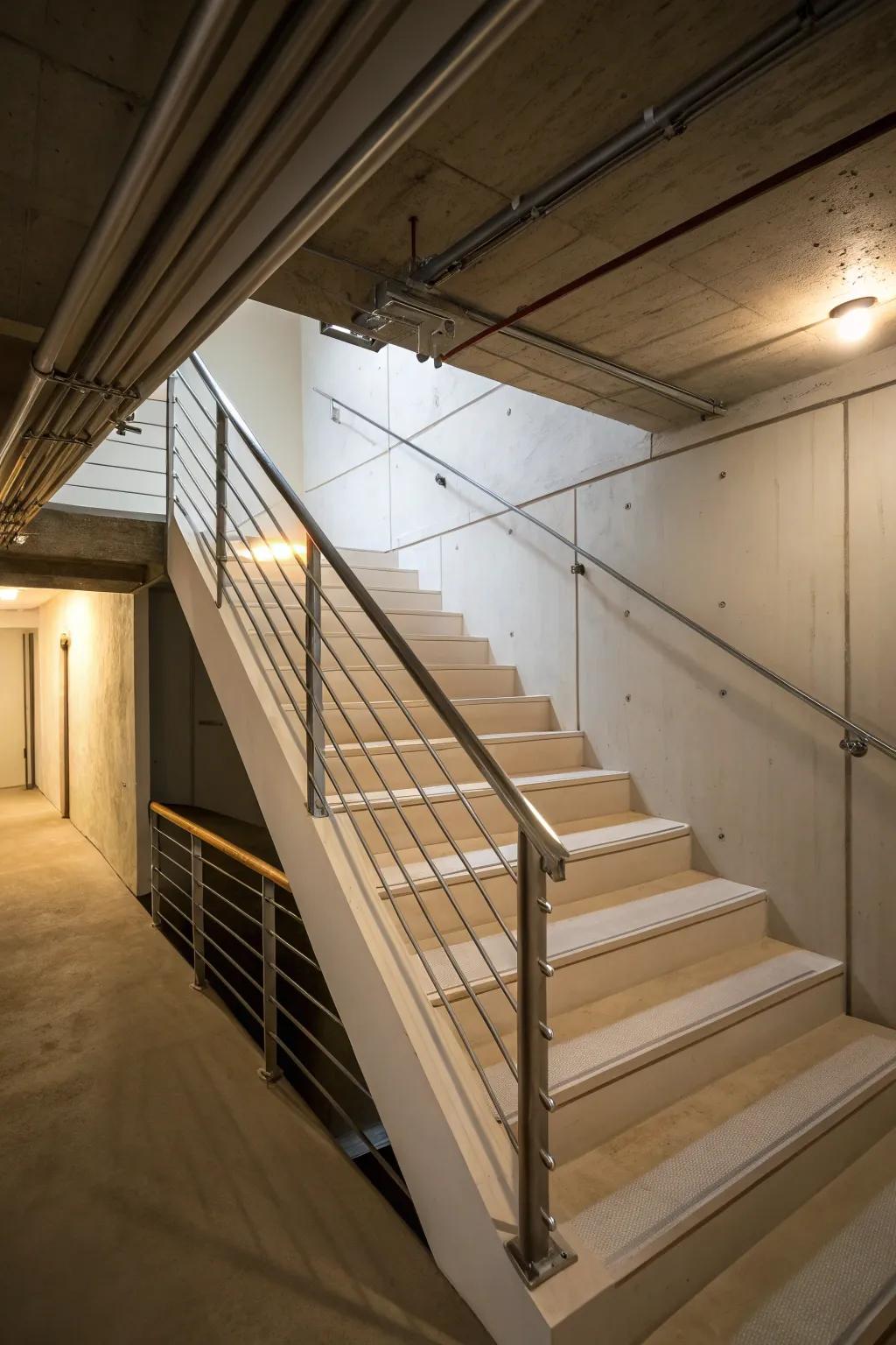 Thanks to their minimalist design, horizontal cables offer an open and unobstructed view.