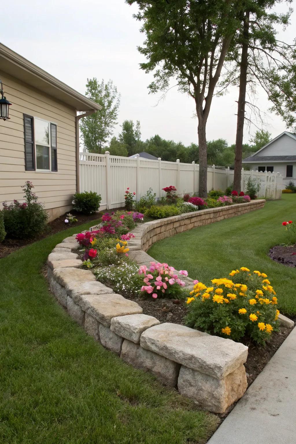 Fancy edging adds shape and class.