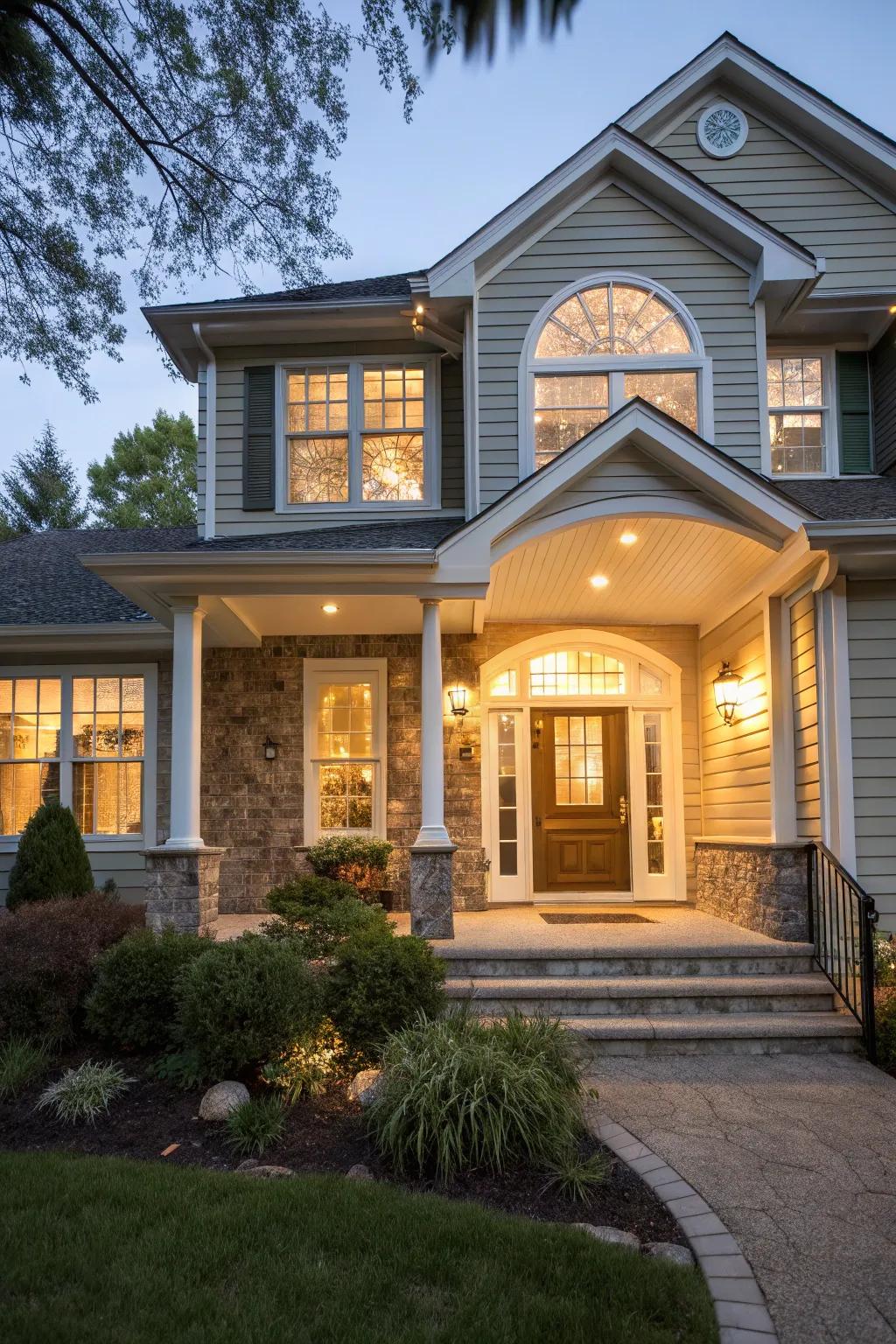 Sidelights and transoms enhance both light and style at your entrance.