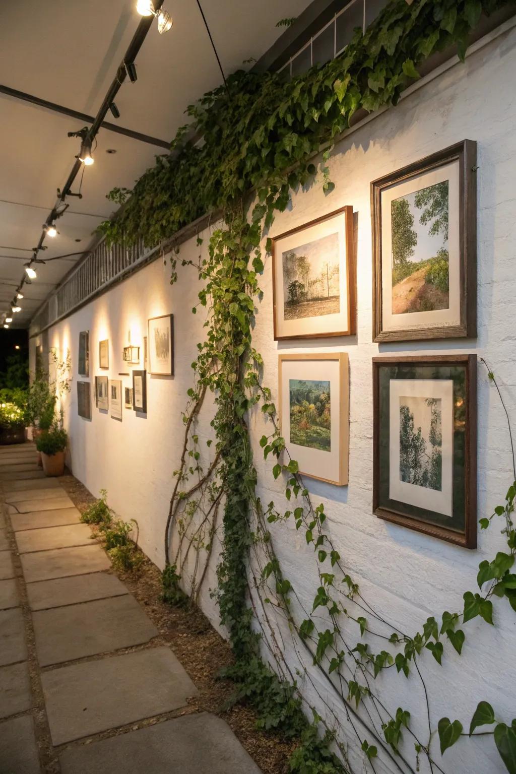 Accentuate your gallery wall with a natural flourish.