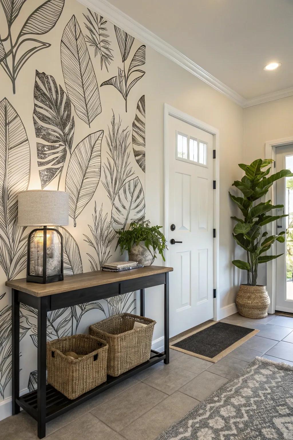 Botanical designs bring a hint of nature to your home in an elegant way.
