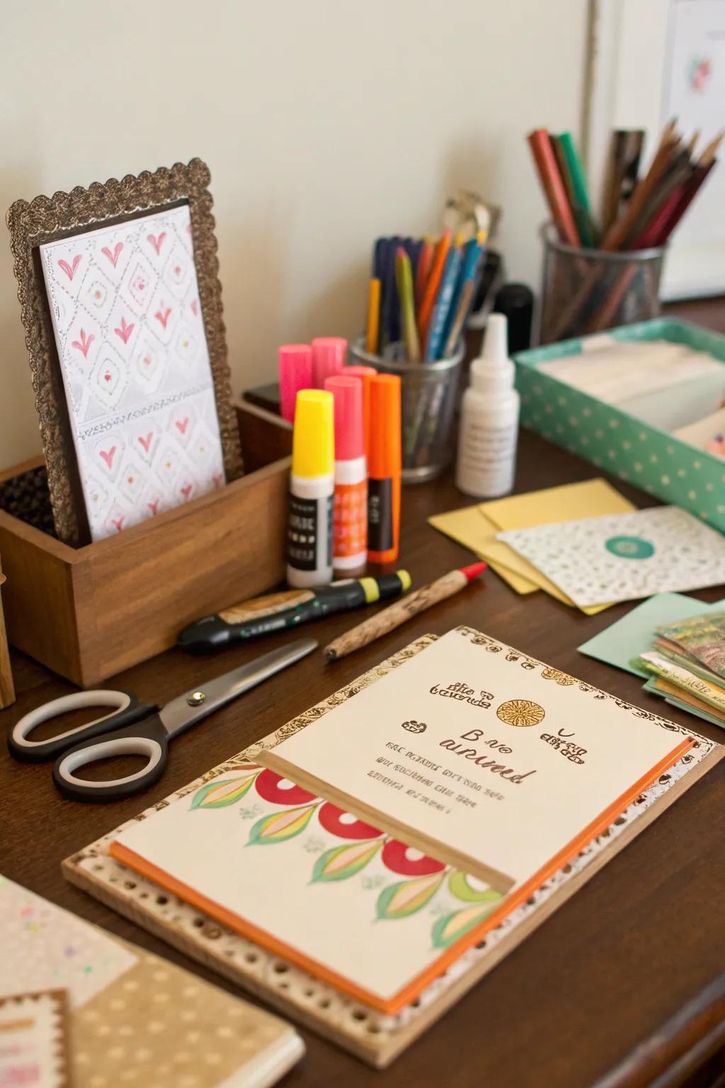 Craft your own DIY stationery borders for a personal touch.