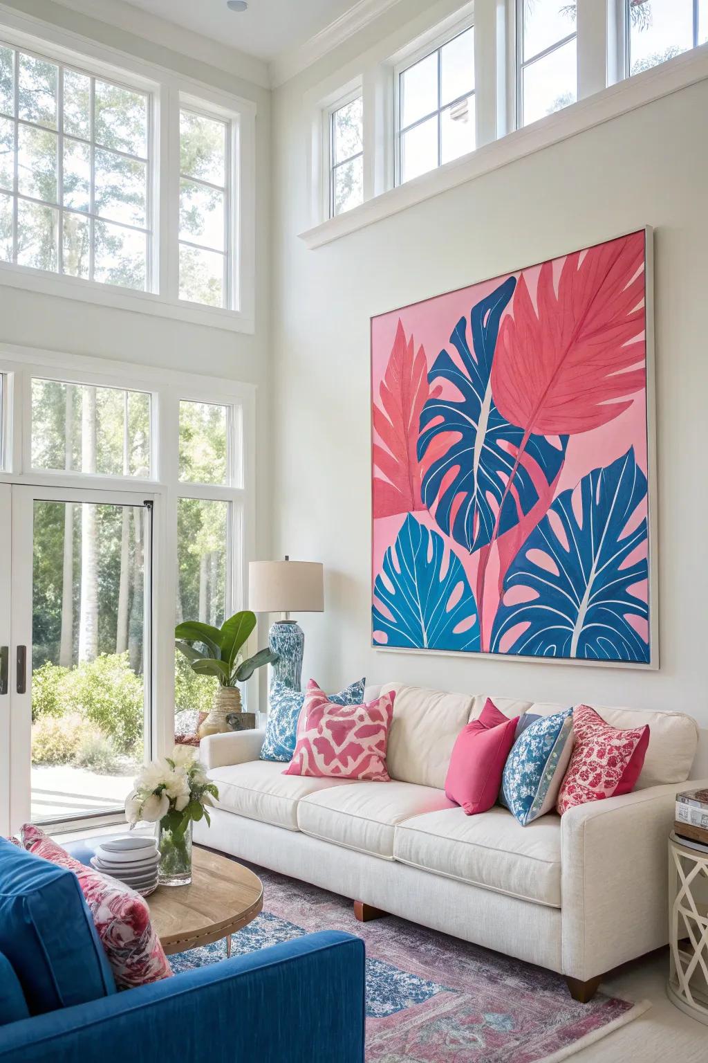 Bright colors add excitement and energy to any room.