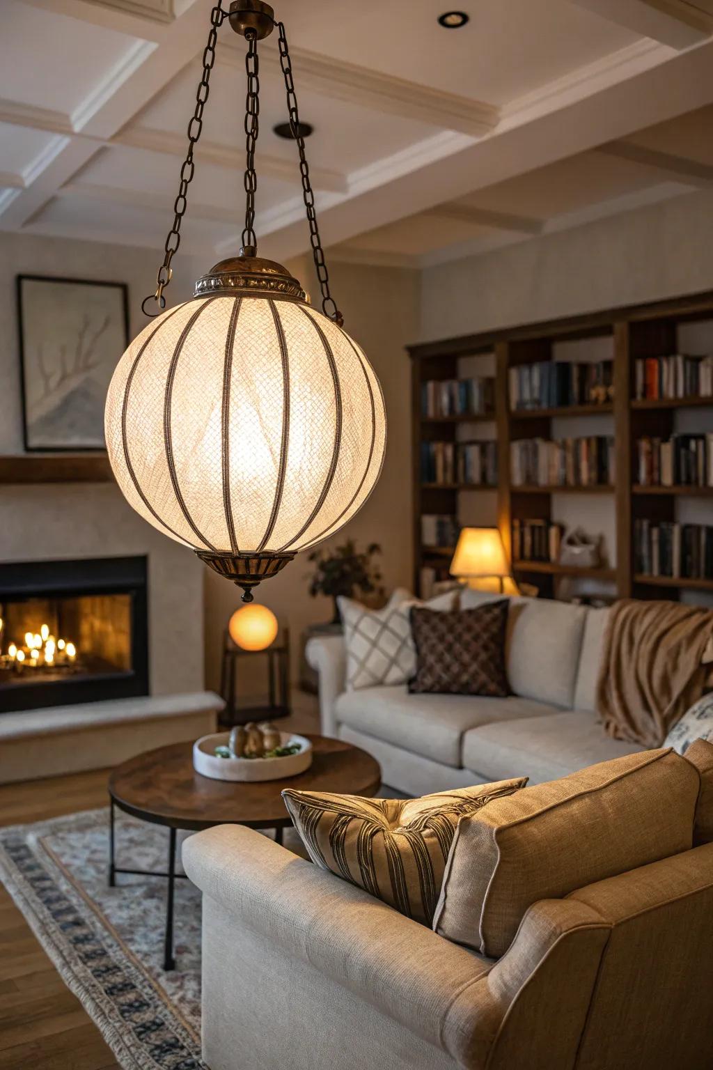Creative lighting introduces elegance and character.
