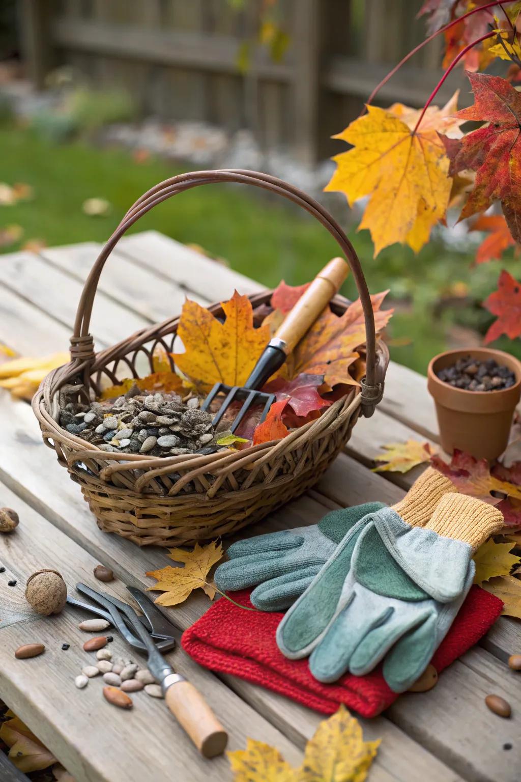 Embrace the fall planting season with this gardening kit.