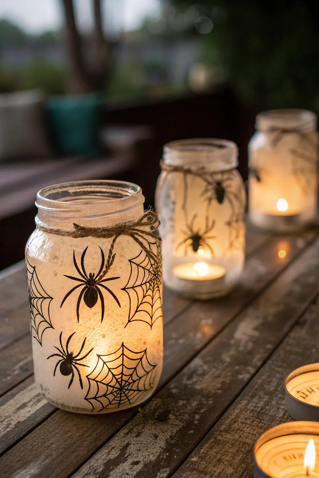 Illuminate your space with these spooky, shadow-casting lanterns.