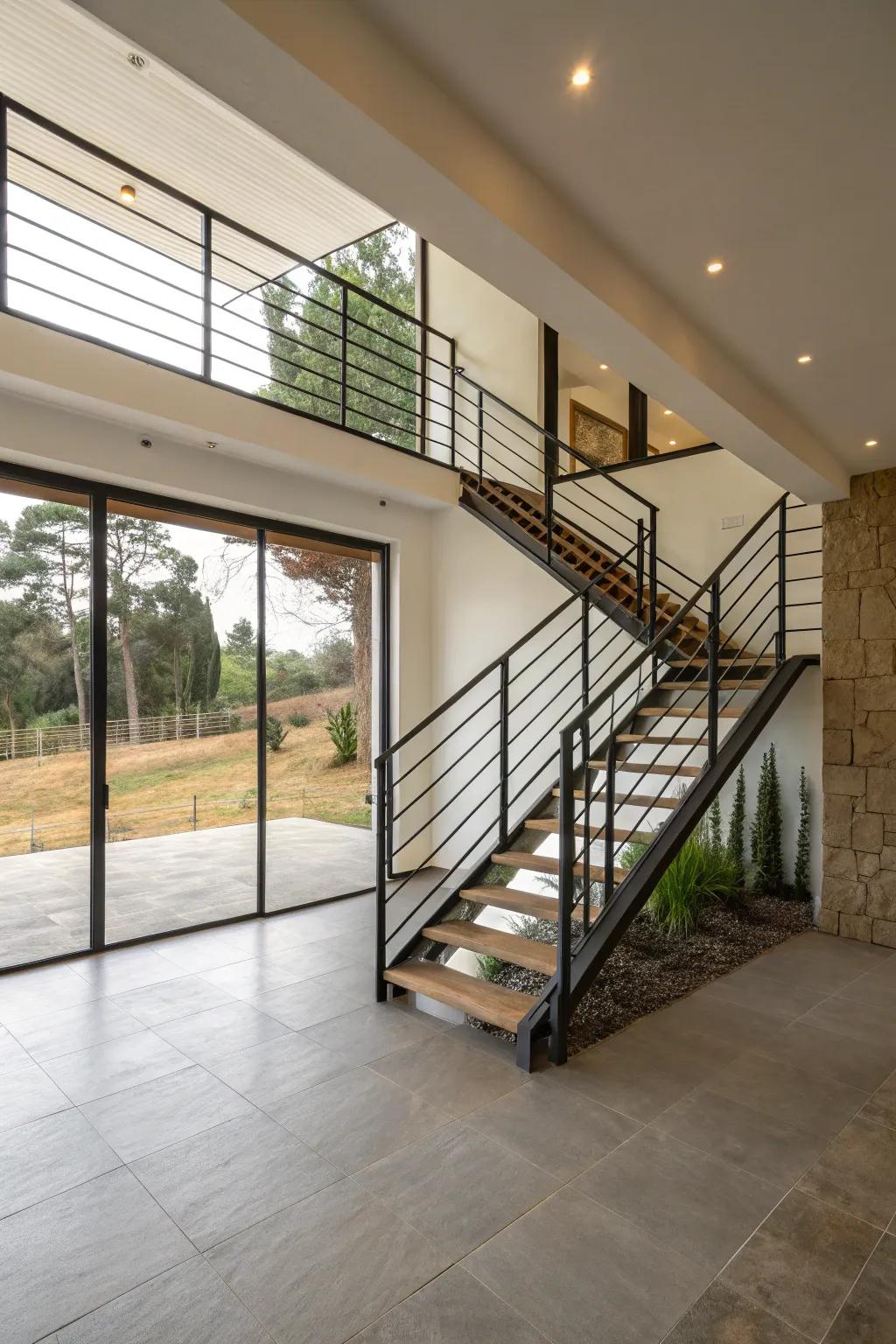 Make the most of your space using smart railing designs.
