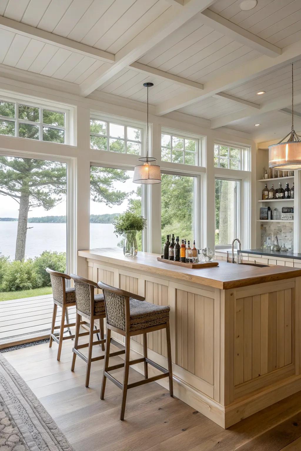 Open and breezy panel designs provide a revitalizing and welcoming atmosphere.