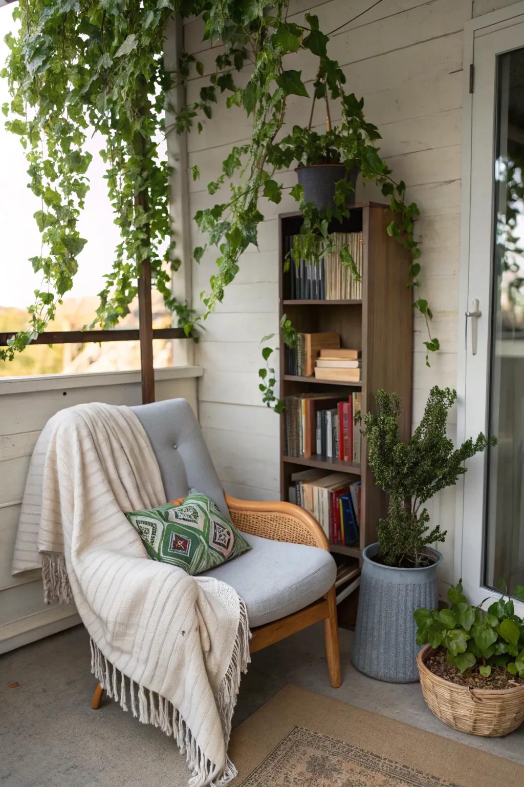 Fashion inviting corners with the allure of vines.