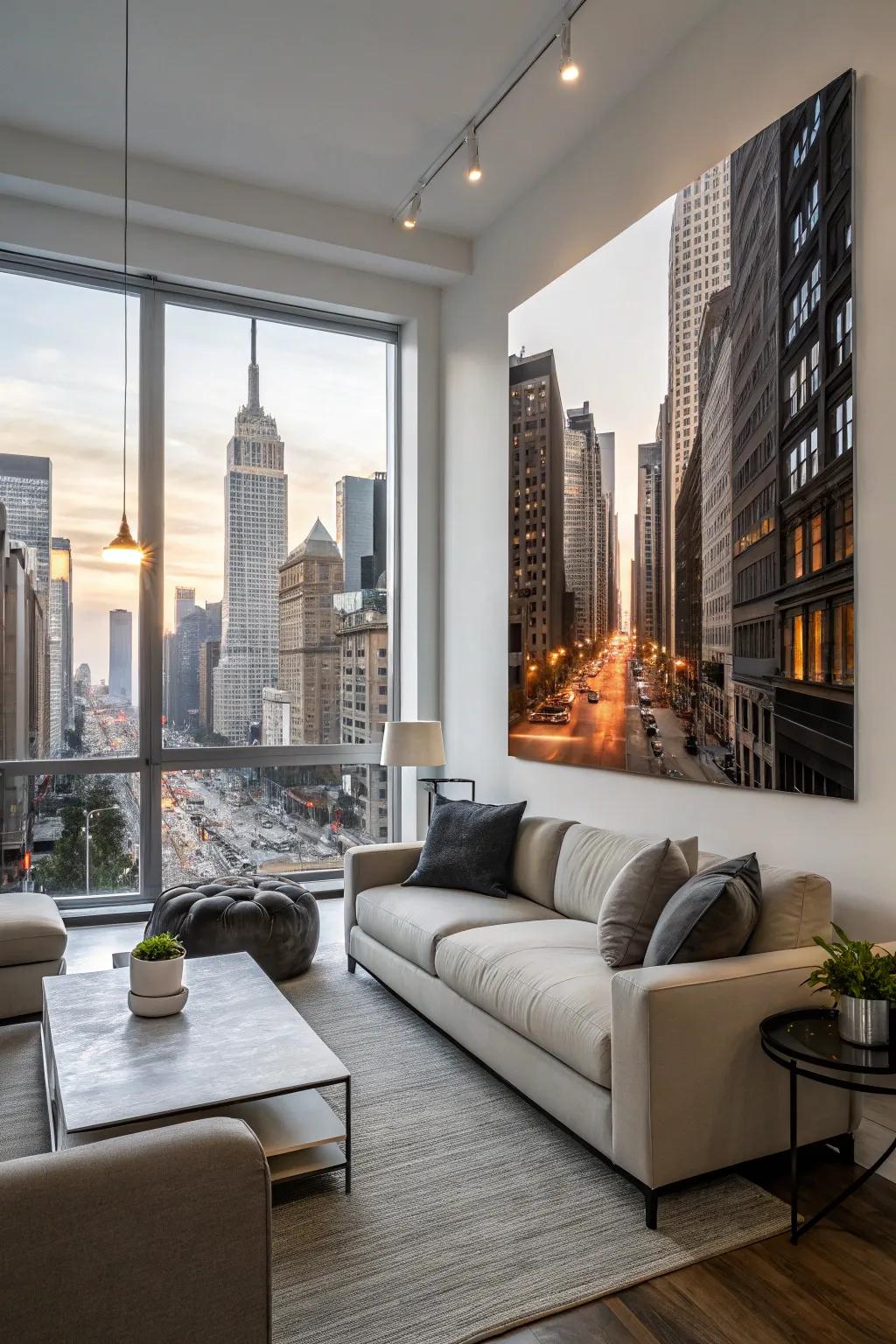 Urban art brings an edgy, modern vibe to your decor.
