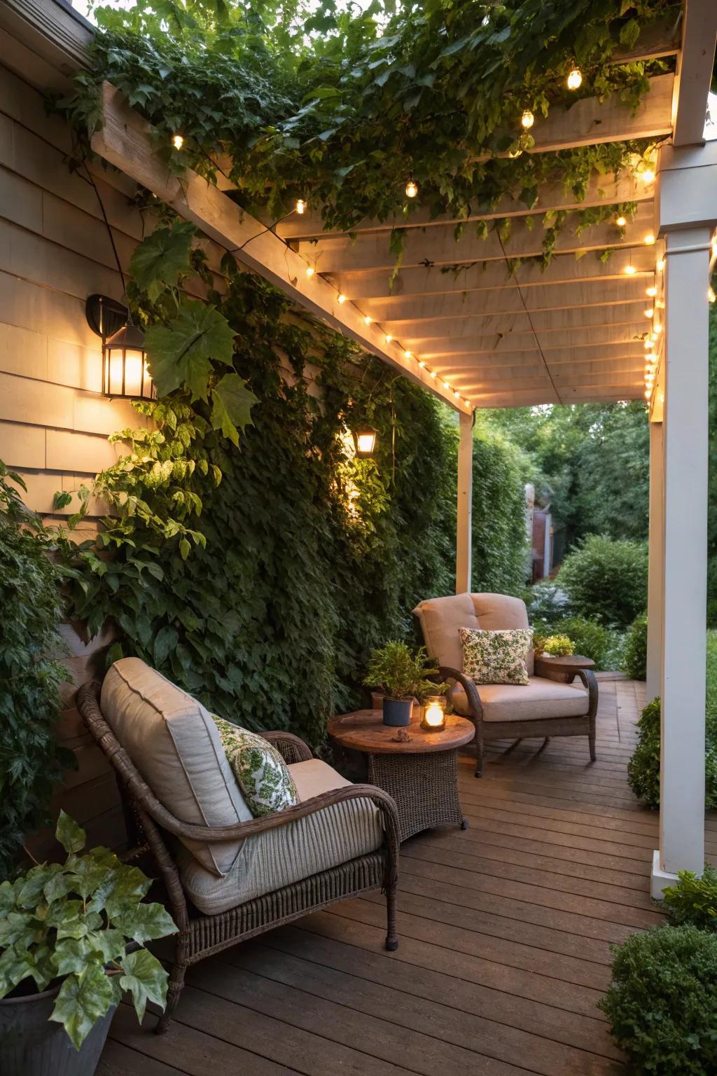 Under-deck spaces offer a sheltered retreat beneath elevated decks.