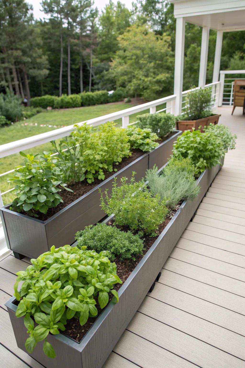 Keep your herb garden tidy with a strategic layout.