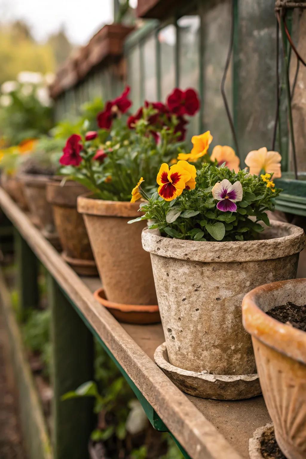 Eco-friendly pots that are perfect for sustainable gardening.