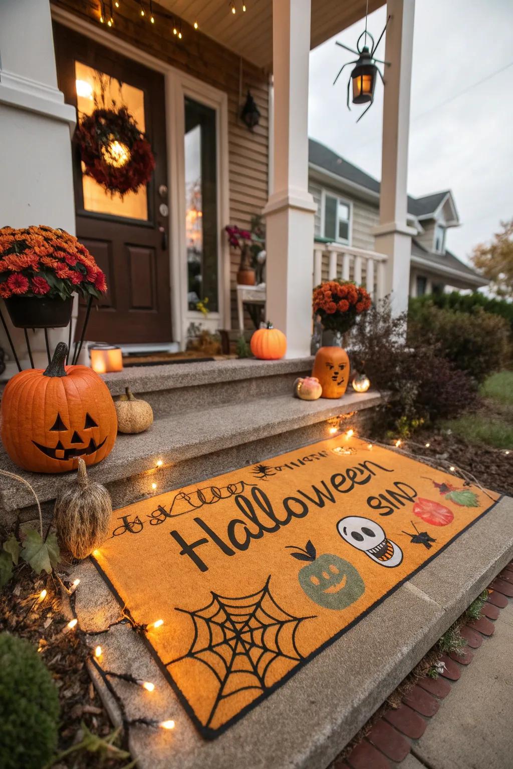 A personalized touch makes your Halloween decorations uniquely yours.