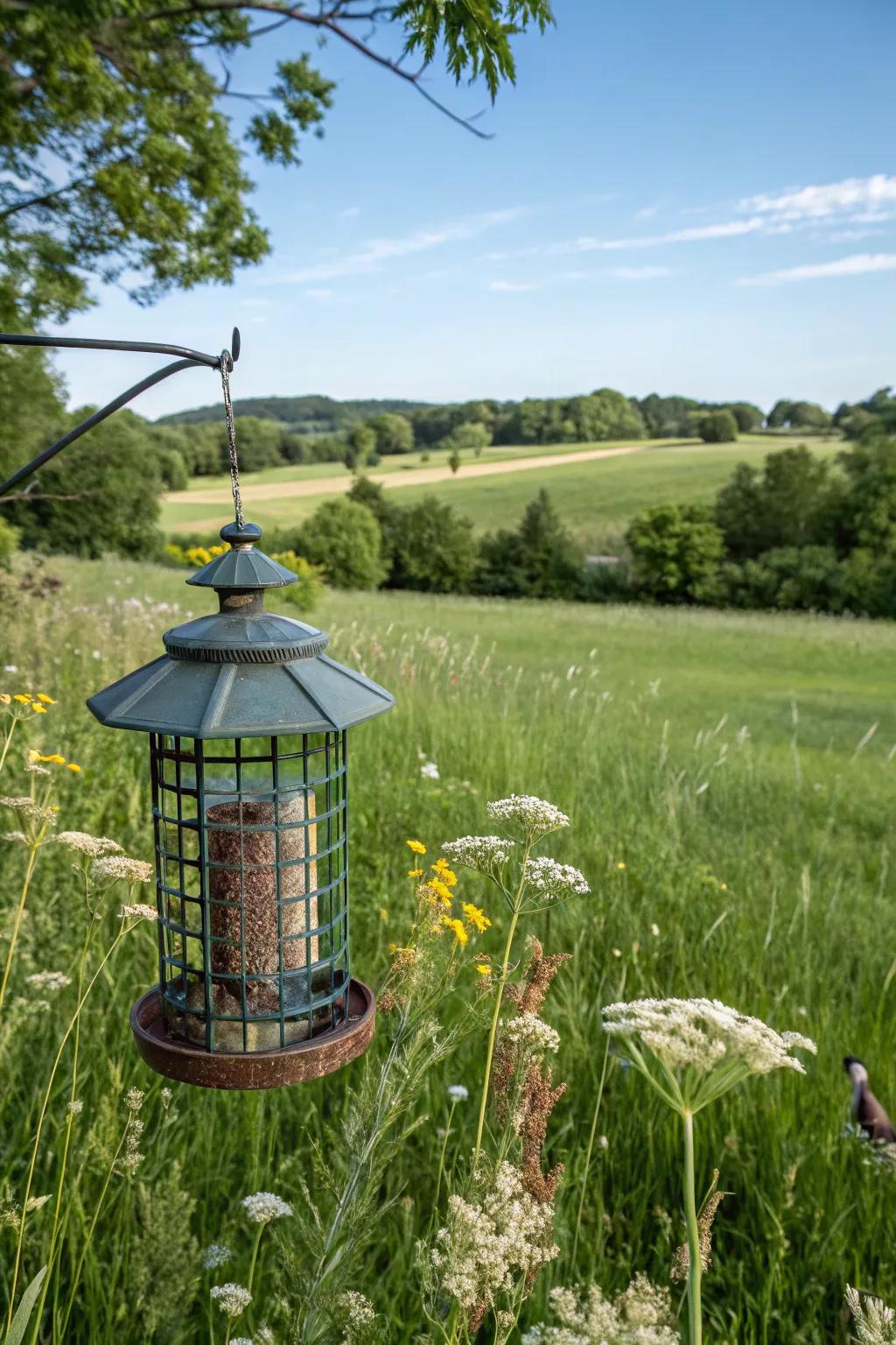 Open spaces deliver a welcoming setting for both birds and spectators.