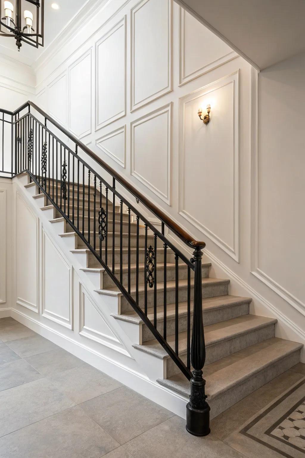 Play with striking color choices to create contrast.