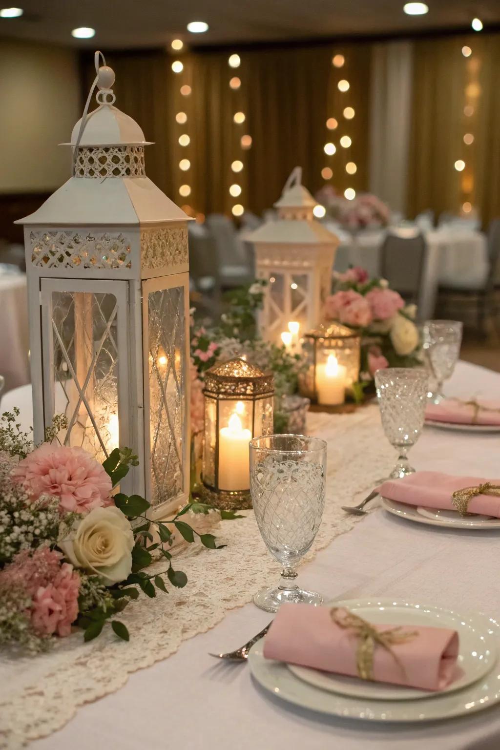 Beacon houses fabricate a gentle, welcoming luminosity for your prom tables.