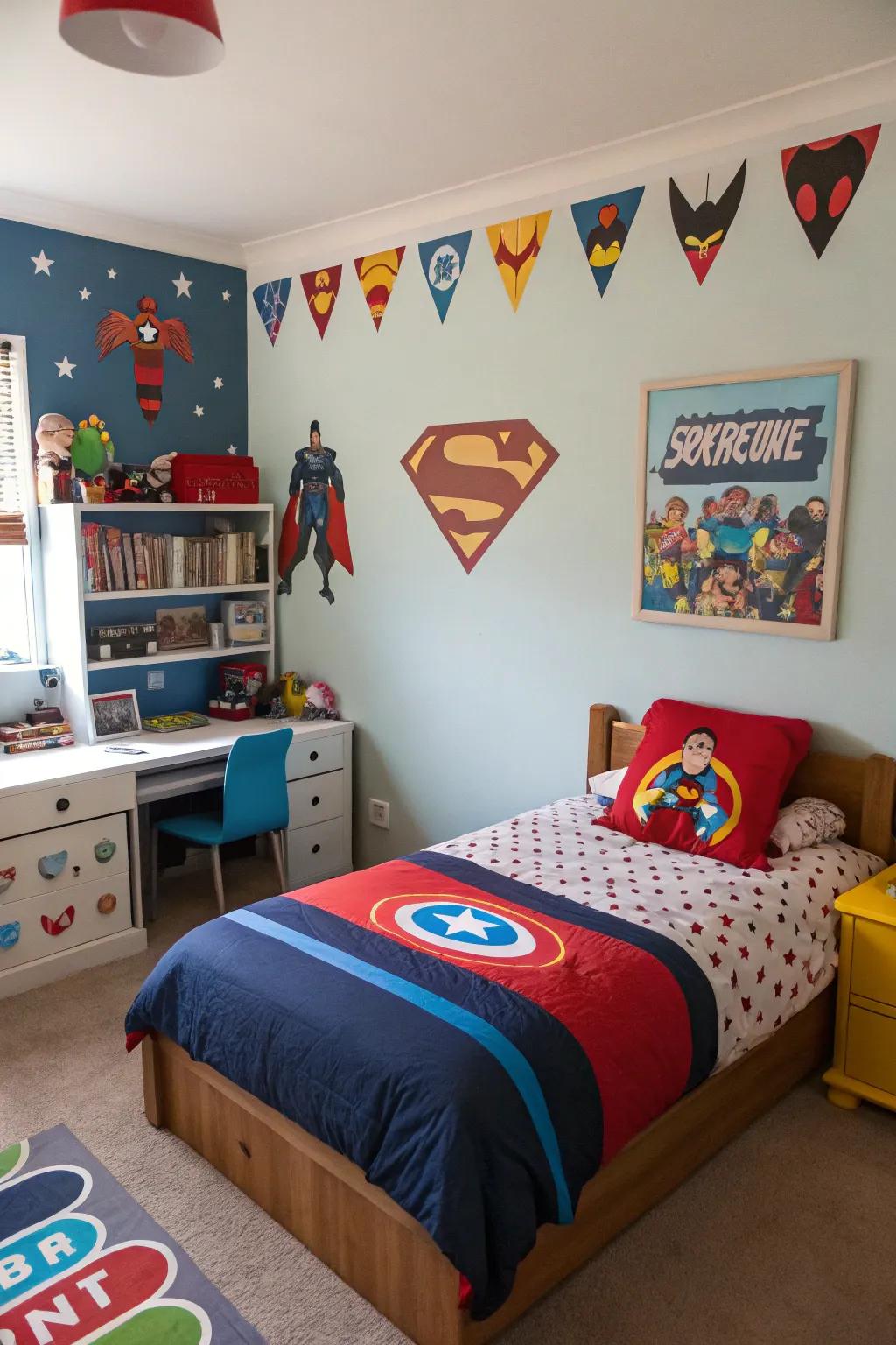 Personalized decals add a unique and personal touch to a child's room.