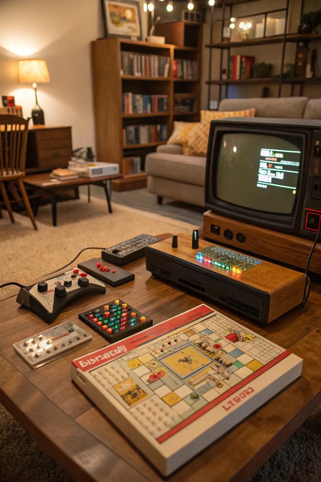 Take a trip down memory lane with a retro game night for your 40th.