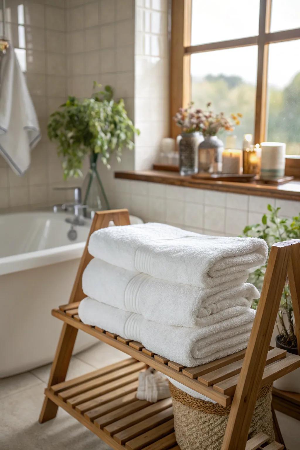 Plush bath towels that elevate everyday rituals.