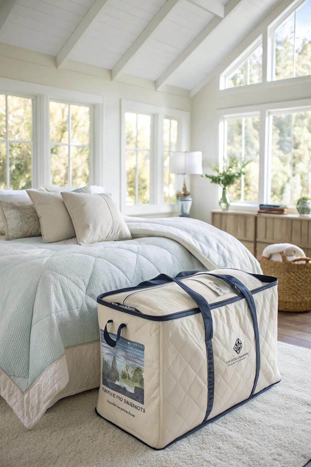 Breathable materials keep your comforter fresh and airy.