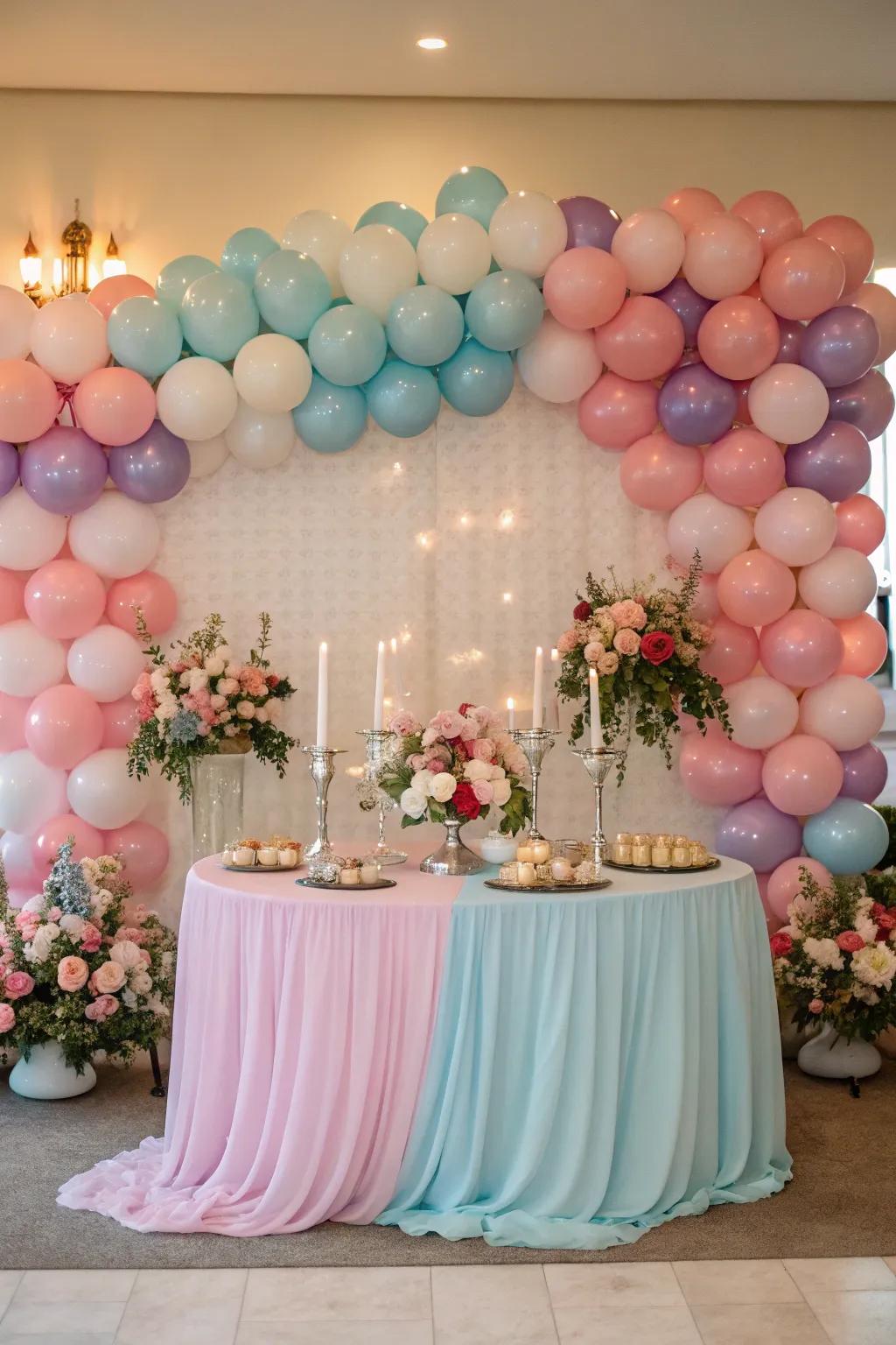 Grandiose spheres inject merriment and flair into your prom adornments.