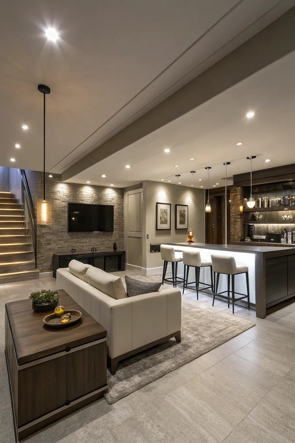 Unique lighting gives your game space the perfect touch.
